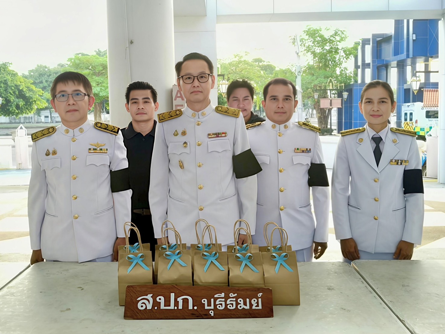 title - วันพุธที่ 29 เมษายน 2569 นายประเสริฐ กาญจนเกียรติกุล ปฏิรูปที่ดินจังหวัดบุรีรัมย์ พร้อมเจ้าหน้าที่ ส.ป.ก.บุรีรัมย์ ร่วมกิจกรรมวันคล้ายวันประสูติ สมเด็จพระเจ้าลูกยาเธอ เจ้าฟ้าทีปังกรรัศมีโชติ มหาวชิโรตตมางกูร สิริวิบูลยราชกุมาร จังหวัดบุรีรัมย์